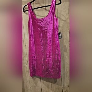 Express Sparkley Countour Cocktail Dress